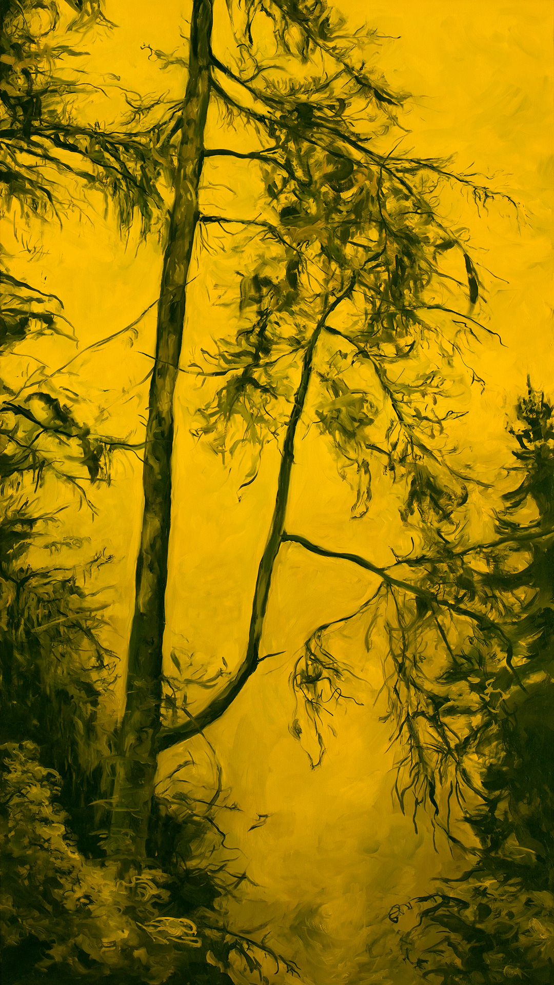 "Arbre °1" peinture à l'huile 160x90cm 
© 2012 Daniel Frank