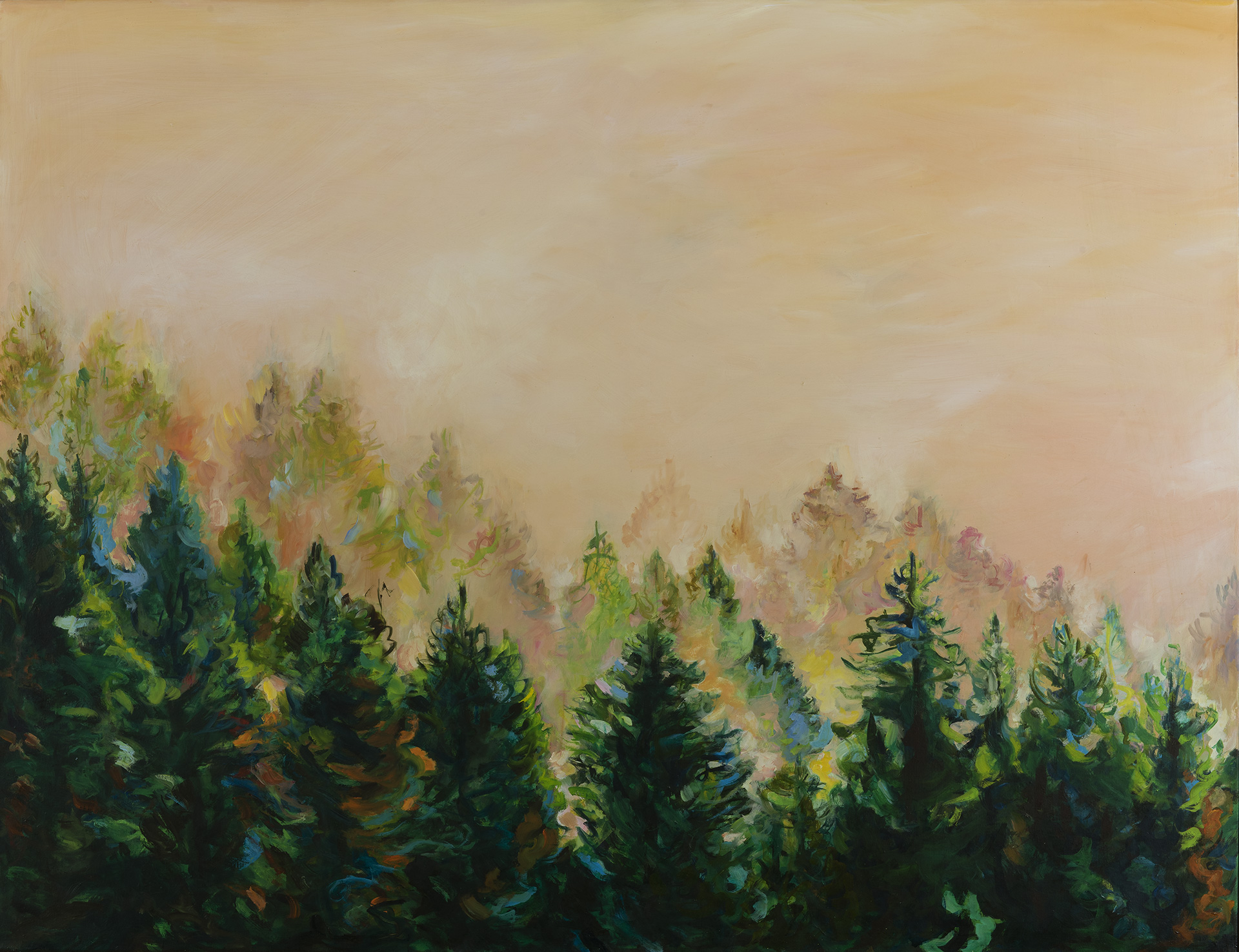 "Arbre °22" peinture à l'huile 100x130cm 
© 2025 Daniel Frank