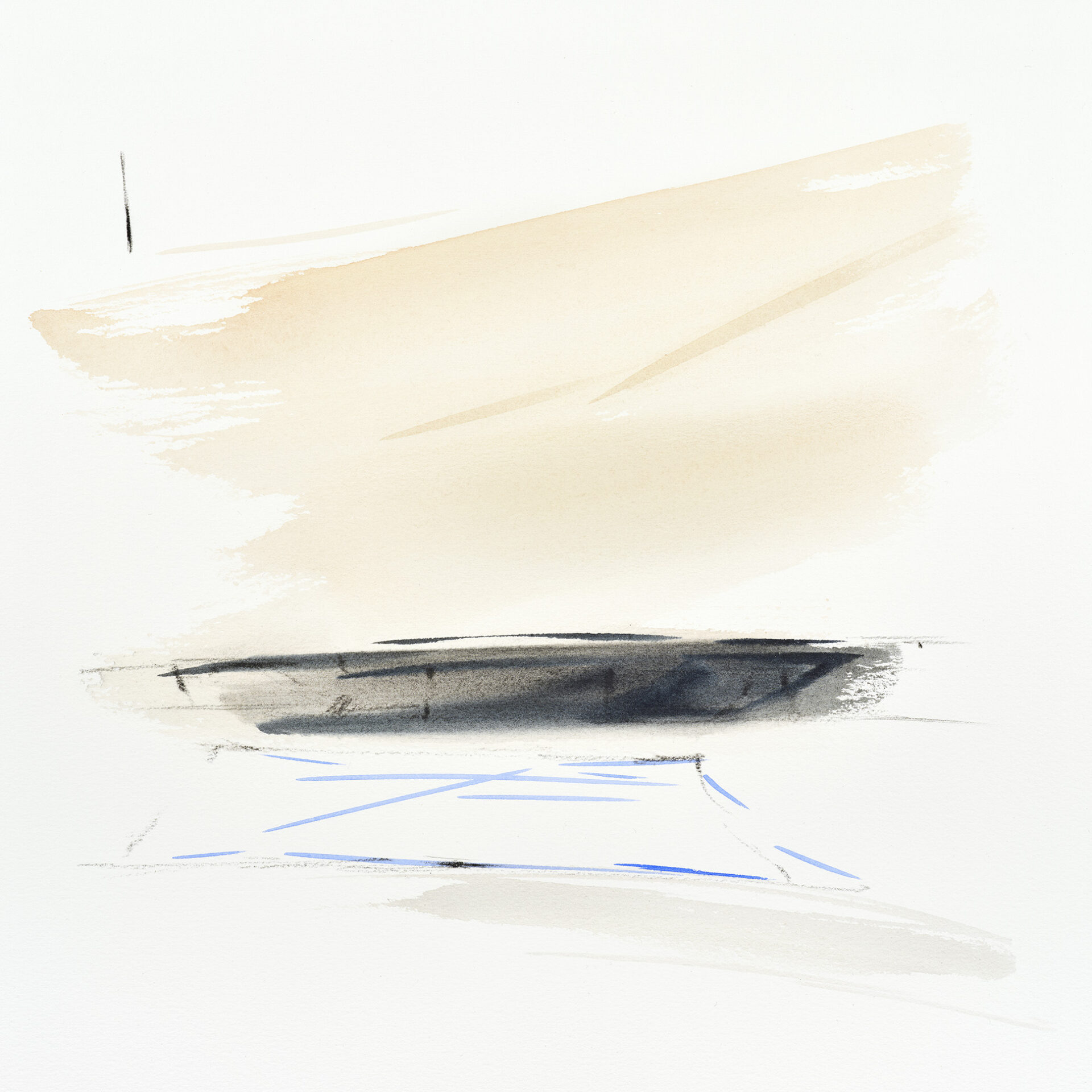 Claire Koenig : aquarelle pour l'exposition Mali